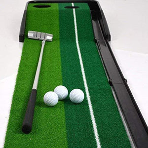 Dual-Speed Putting Green with Auto Ball Return