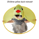 Cute Yellow Duck UFO Raincoat