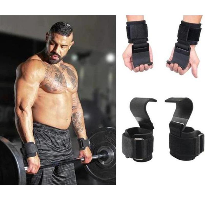 Weight Lifting Hook Grips (1 Pair)