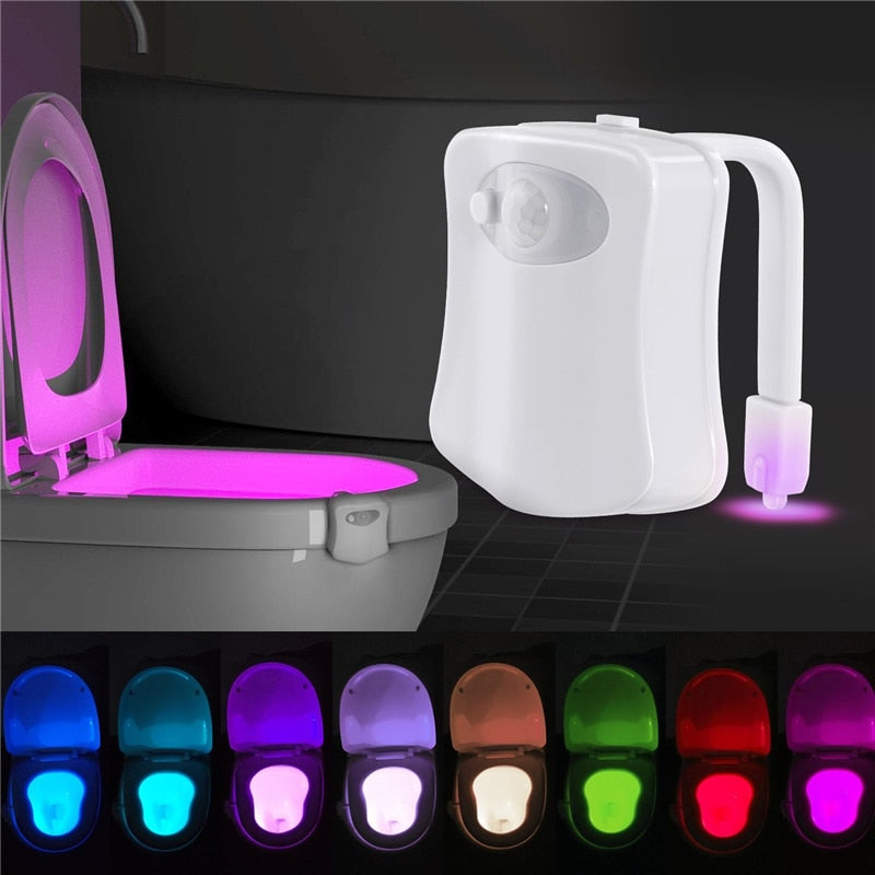 Multi-color Motion Sensor 8 Color Toilet Light