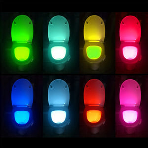 Multi-color Motion Sensor 8 Color Toilet Light