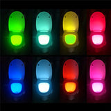 Multi-color Motion Sensor 8 Color Toilet Light