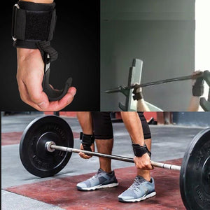 Weight Lifting Hook Grips (1 Pair)