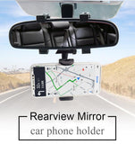 Car Rearview Mirror Phone Holder